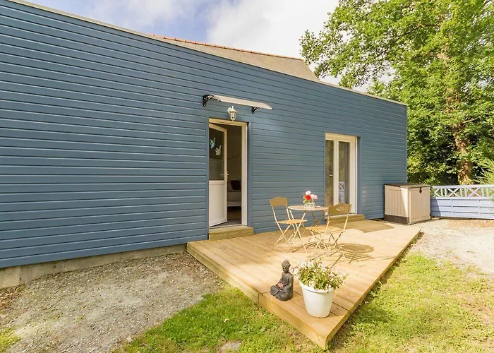 בית נופש Evasion Marine : Avec Jardin Prive, Terrasse Et Acces Direct Au Canal De Nantes A Brest - Fr-1-306-835 *